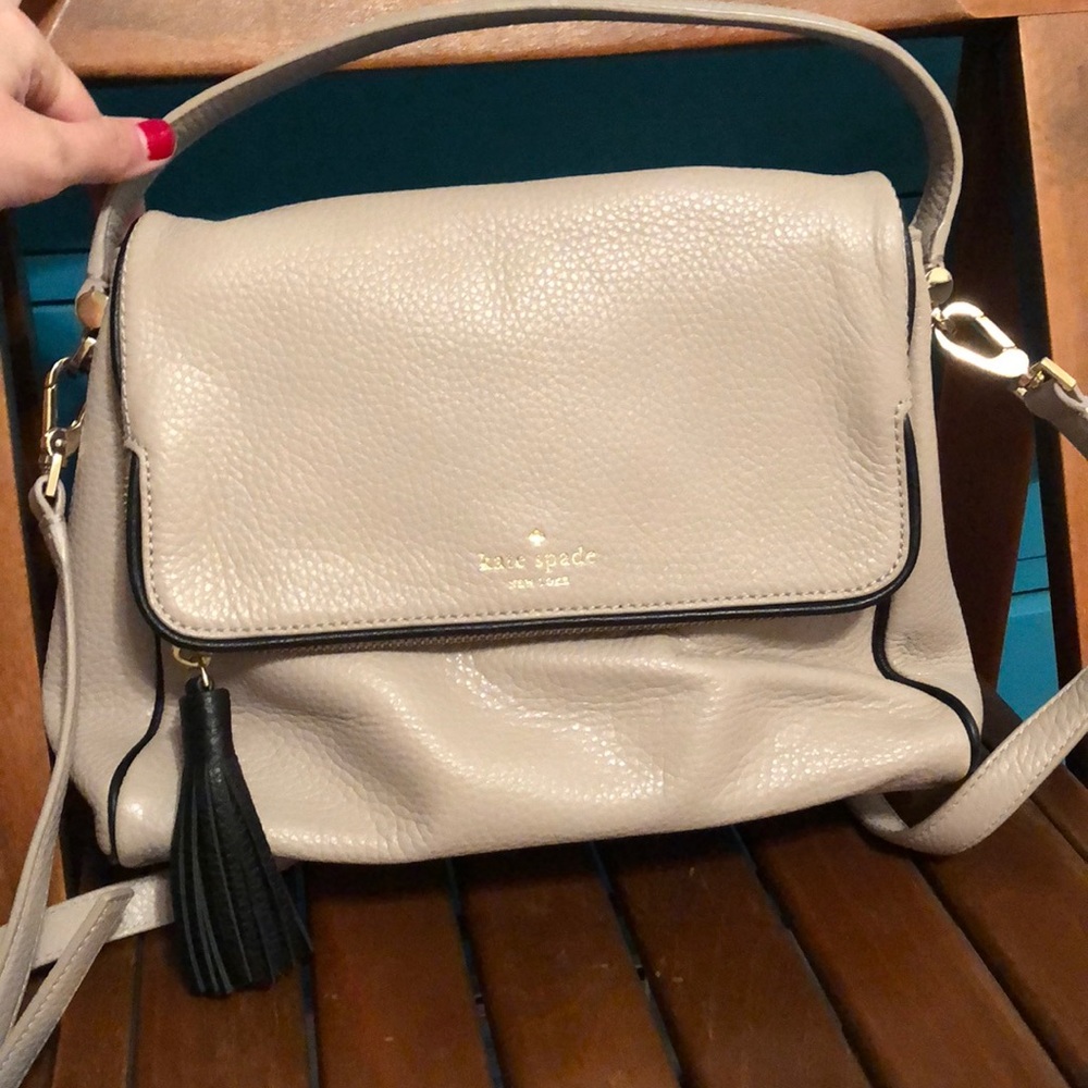 Gorgeous cream and black Kate Spade cross body